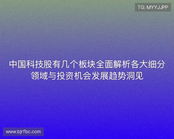 中国科技股有几个板块全面解析各大细分领域与投资机会发展趋势洞见